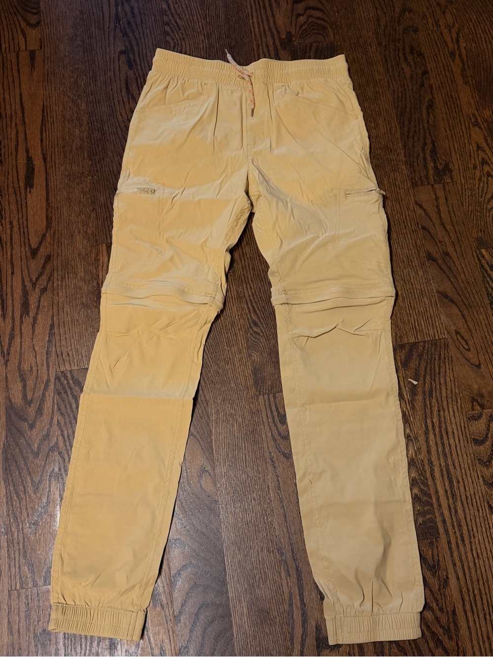Young Boys size 16/18 Lightweight Drawstring Jogger Pants - Khaki